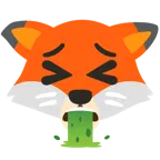 Fuchs + kotzendes Gesicht