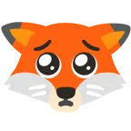 Fuchs + bettelndes Gesicht
