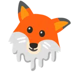 Fuchs + schmelzendes Gesicht