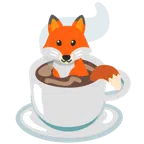 Fuchs + Heißgetränk