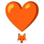 Fuchs + Herz als Ausrufezeichen
