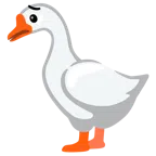 gęś + zmartwiona twarz