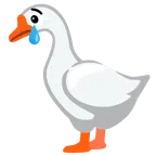 gęś + płacząca twarz