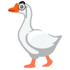 gęś + twarz z monoklem
