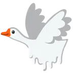 gęś + roztapiająca się twarz