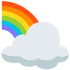 Regenbogen + Wolke