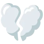 corazón roto + nube