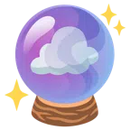Kristallkugel + Wolke