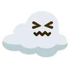 cara de frustración + nube