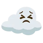 entschlossenes Gesicht + Wolke