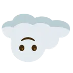 cara al revés + nube