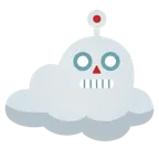 Roboter + Wolke