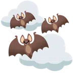 Fledermaus + Wolke