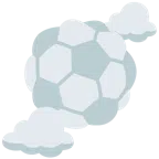 pallone da calcio + nuvola