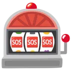 slot machine + pulsante SOS