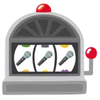 slot machine + microfono