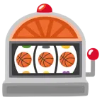 slot machine + palla da pallacanestro