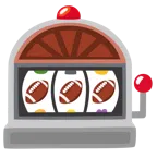 slot machine + football americano