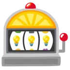 slot machine + lampadina