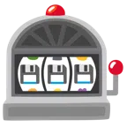 slot machine + floppy disc