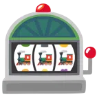 slot machine + locomotiva
