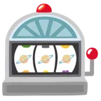 slot machine + pianeta con satellite
