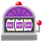 slot machine + simbolo dell’infinito