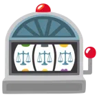 slot machine + bilancia a doppio piatto