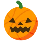 バスケットボール + ハロウィンかぼちゃ