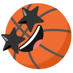 palla da pallacanestro + colpo di fulmine