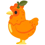 kura + mandarynka