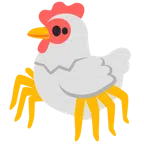 kura + pająk