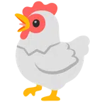 kura + twarz z otwartymi ustami