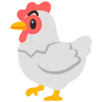 kura + twarz z podniesioną brwią
