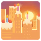tramonto + torta di compleanno