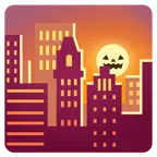 tramonto + zucca di Halloween