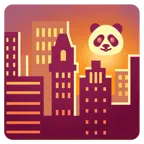 tramonto + panda