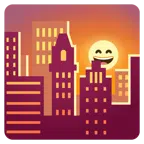 tramonto + faccina con sorriso e occhi sorridenti