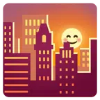 tramonto + faccina con occhi sorridenti