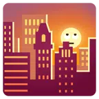 tramonto + faccina con occhi al cielo