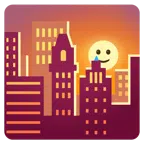 tramonto + faccina sorridente con lacrima