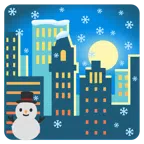tramonto + pupazzo di neve senza neve