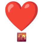 tramonto + punto esclamativo a cuore