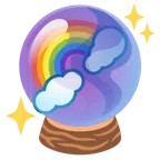 Regenbogen + Kristallkugel