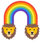 Regenbogen + Löwe