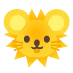 Sonne mit Gesicht + Mäusegesicht