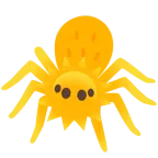 Sonne mit Gesicht + Spinne