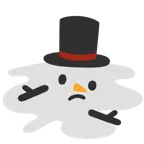 Sonne mit Gesicht + Schneemann ohne Schneeflocken