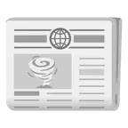 Wirbelsturm + Zeitung