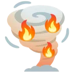 Wirbelsturm + Feuer